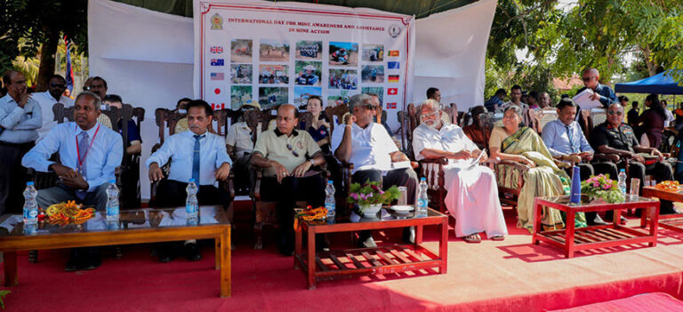 International mine awareness day in Kilinochchi